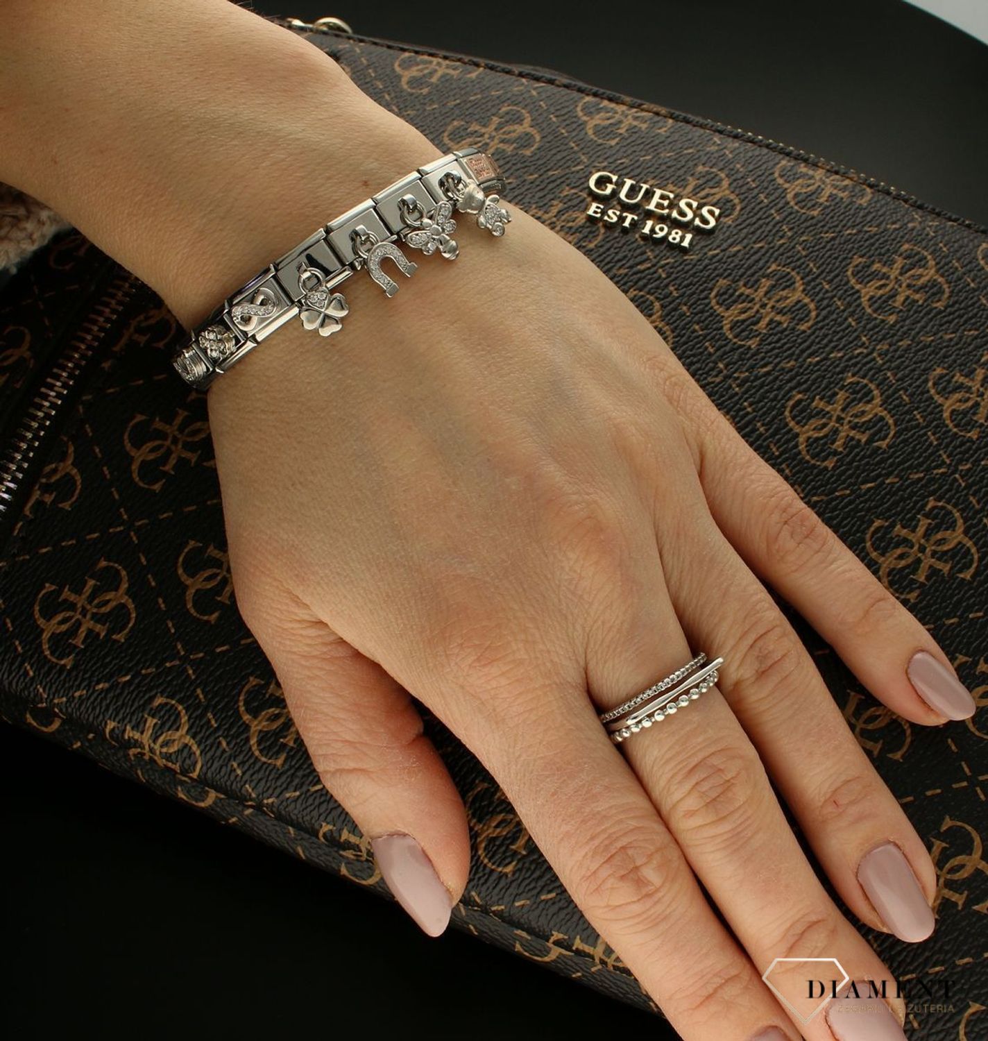 Nomination Link 925 zawieszka srebro 'Koniczynka' 330304 07 biżuteria nomination nomination zawieszki nomination baza.jpg